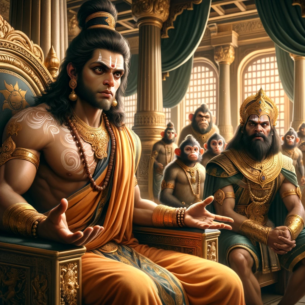Lakshmana Admonishes Sugriva